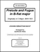 Prelude and Fugue in B-flat Major Concert Band sheet music cover